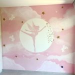 fresque murale fée clochette